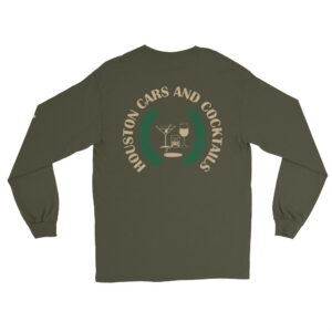Cars and Cocktails Long Sleeve - Tan Logo