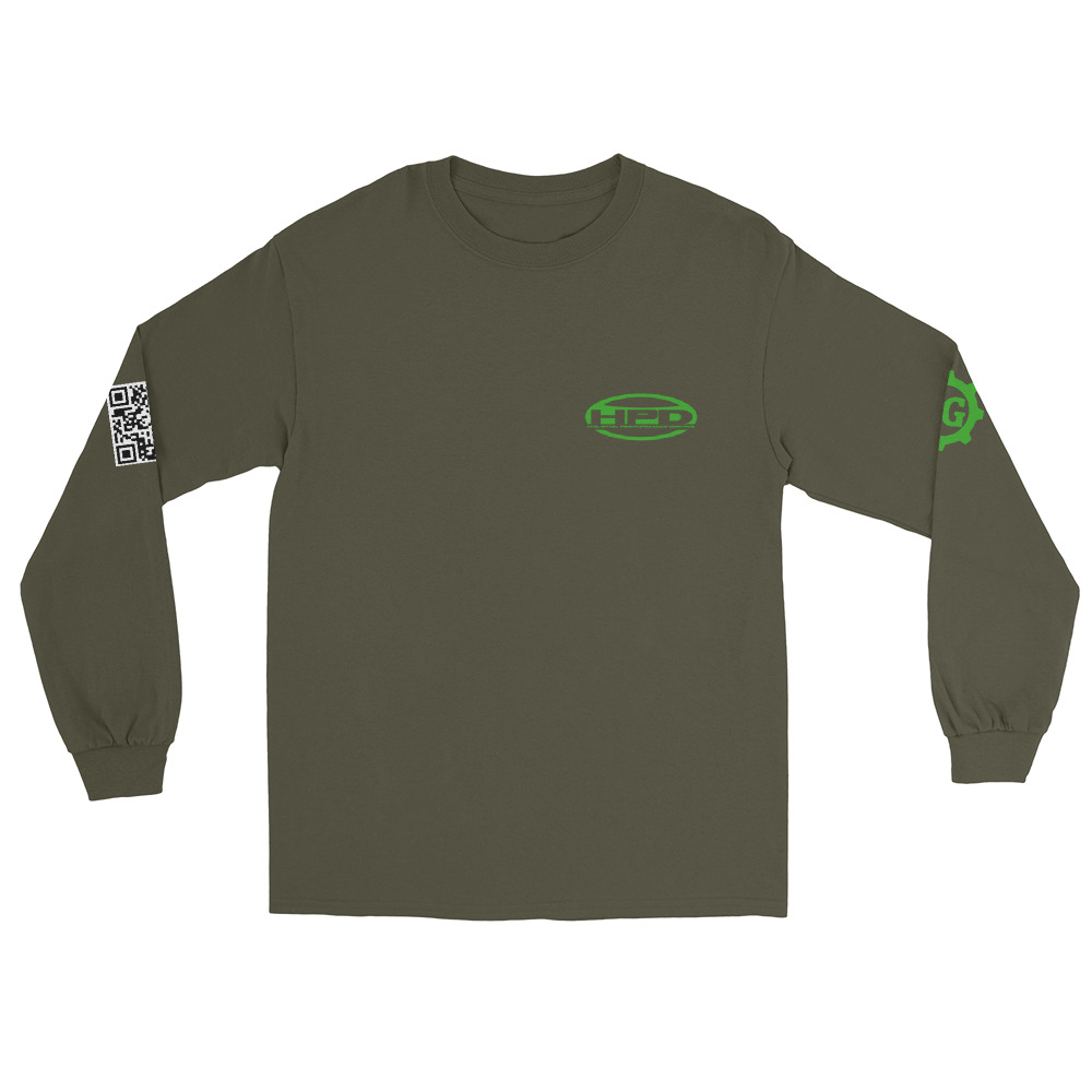 HPD Long Sleeve - Green Logo - Image 11