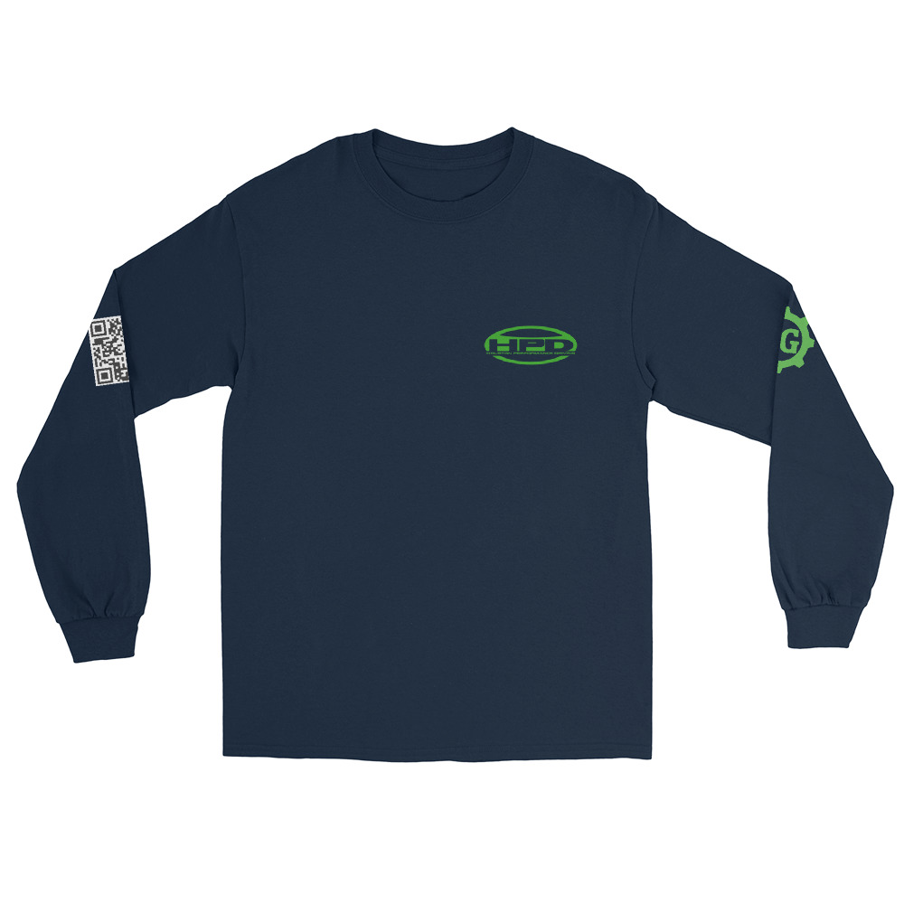 HPD Long Sleeve - Green Logo - Image 3