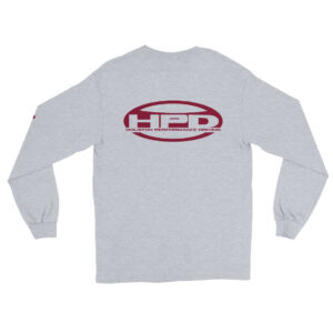 HPD Long Sleeve - Burgundy Logo