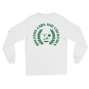 Cars and Cocktails Long Sleeve- Green Logo