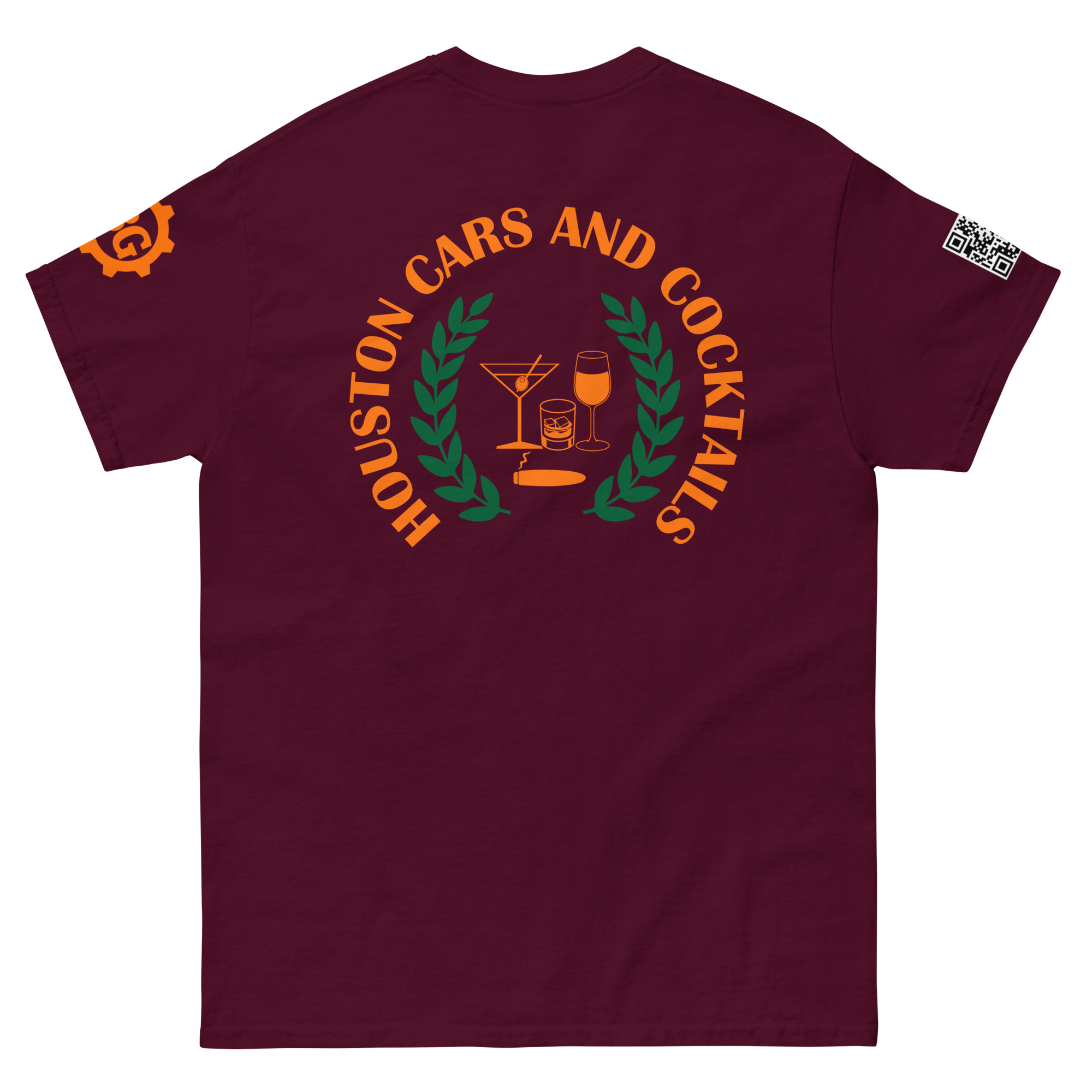 Cars and Cocktails - Orange Logo