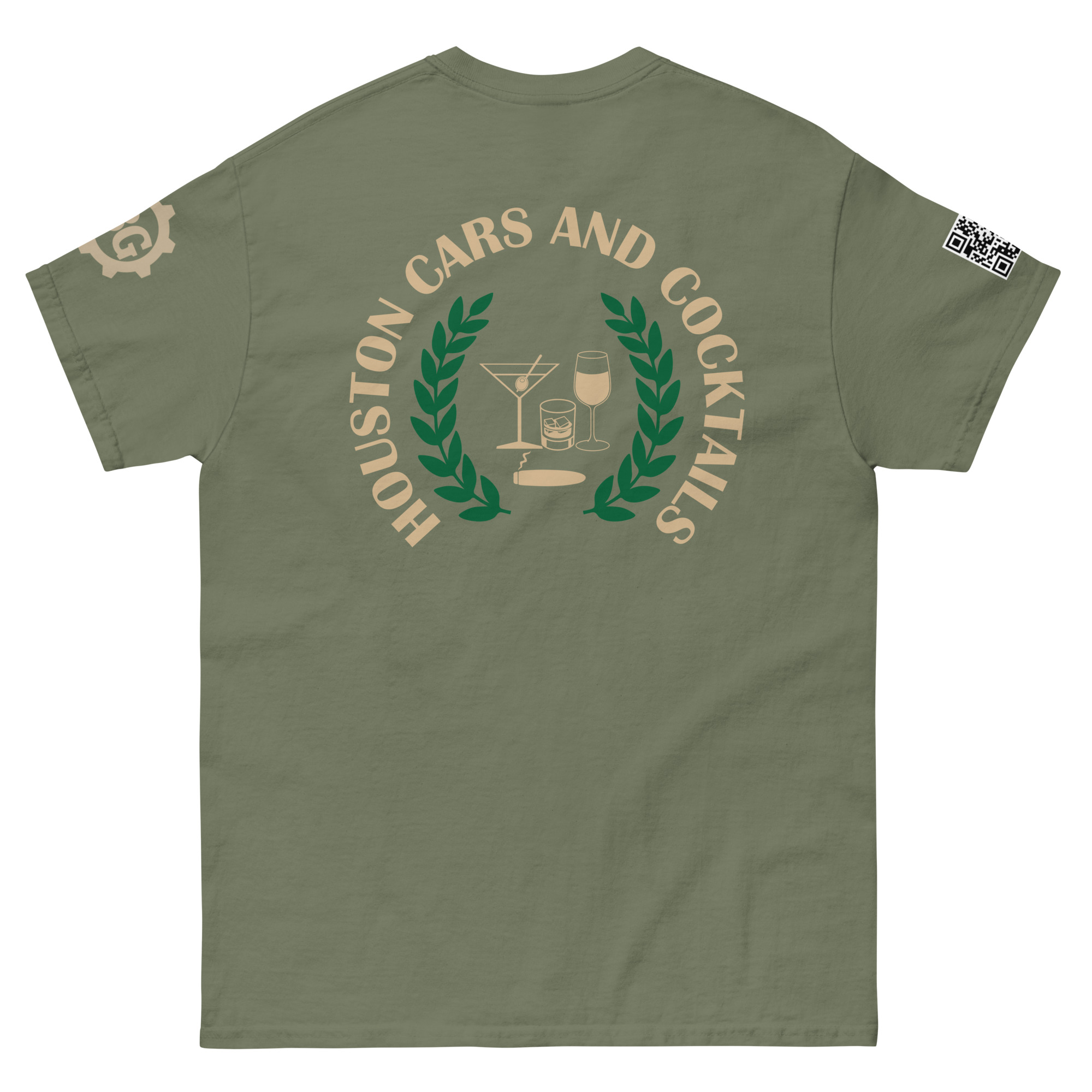 Cars and Cocktails - Tan Logo